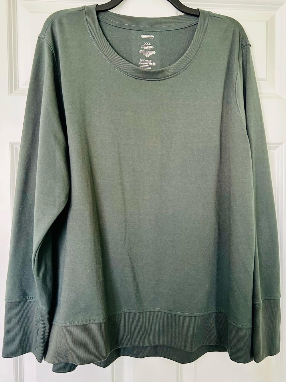 Sonoma Women’s Forest Green Crewneck Sweatshirt